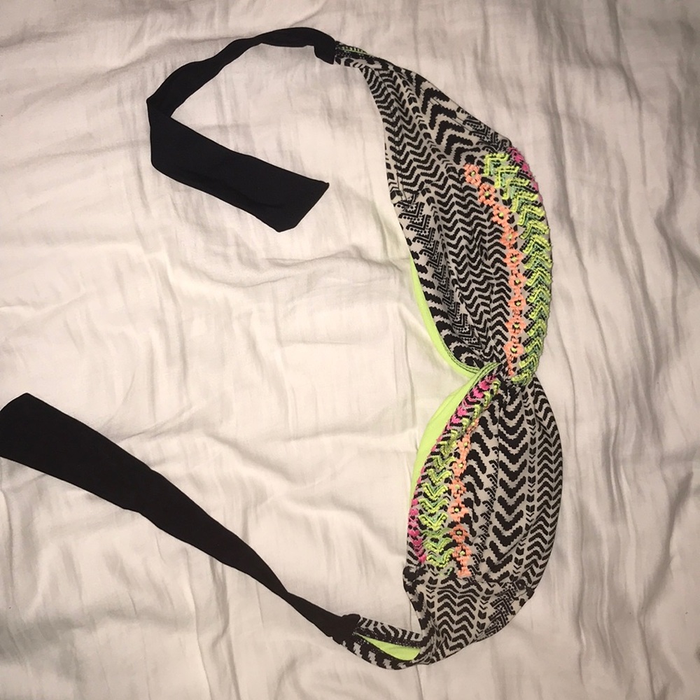 strapless bathing suit top